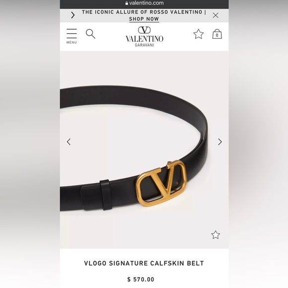 NWT Valentino Reversible Belt - Picture 3 of 6